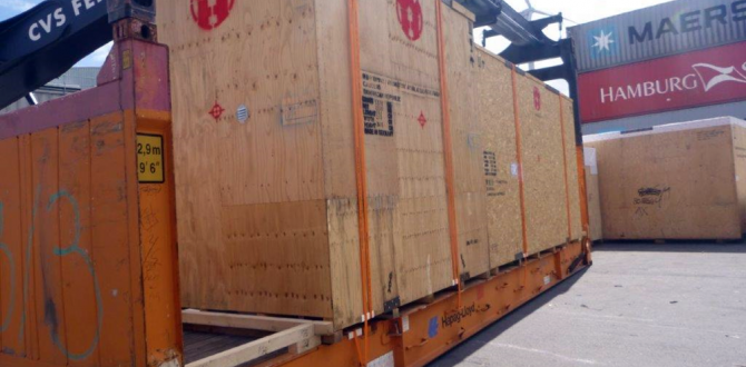 Caribbean International Cargo Handle Paper Machinery to Caucedo