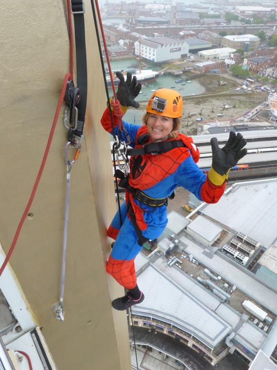 UFO President Raises over $5000 for The Dream Trust by Abseiling 100m